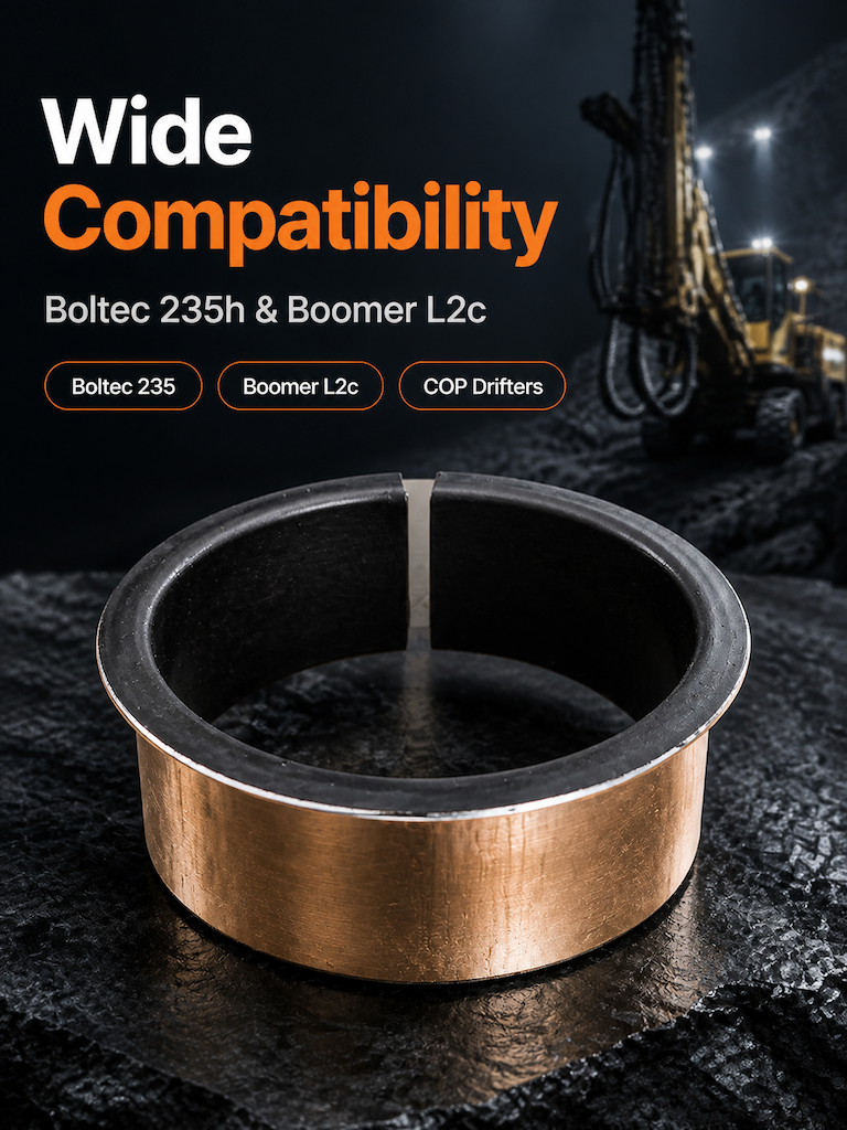 Epiroc 0500450012 Plain Flange Bearing for Boltec 235h & Boomer L2c ...