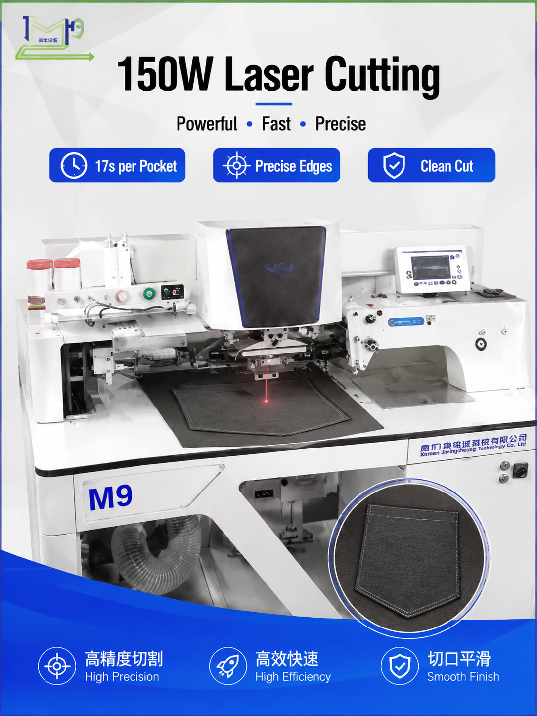 M9 One‑Click Electronic Mold Change Automatic Laser Pocket Machine detail image 3