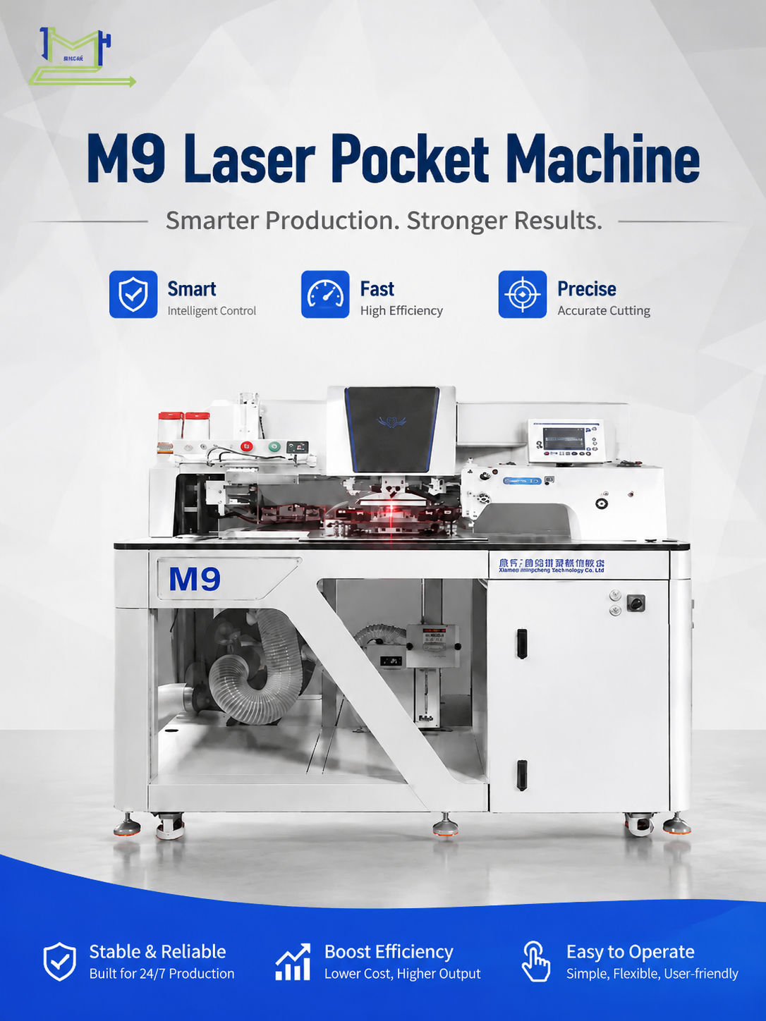 M9 One‑Click Electronic Mold Change Automatic Laser Pocket Machine detail image 8