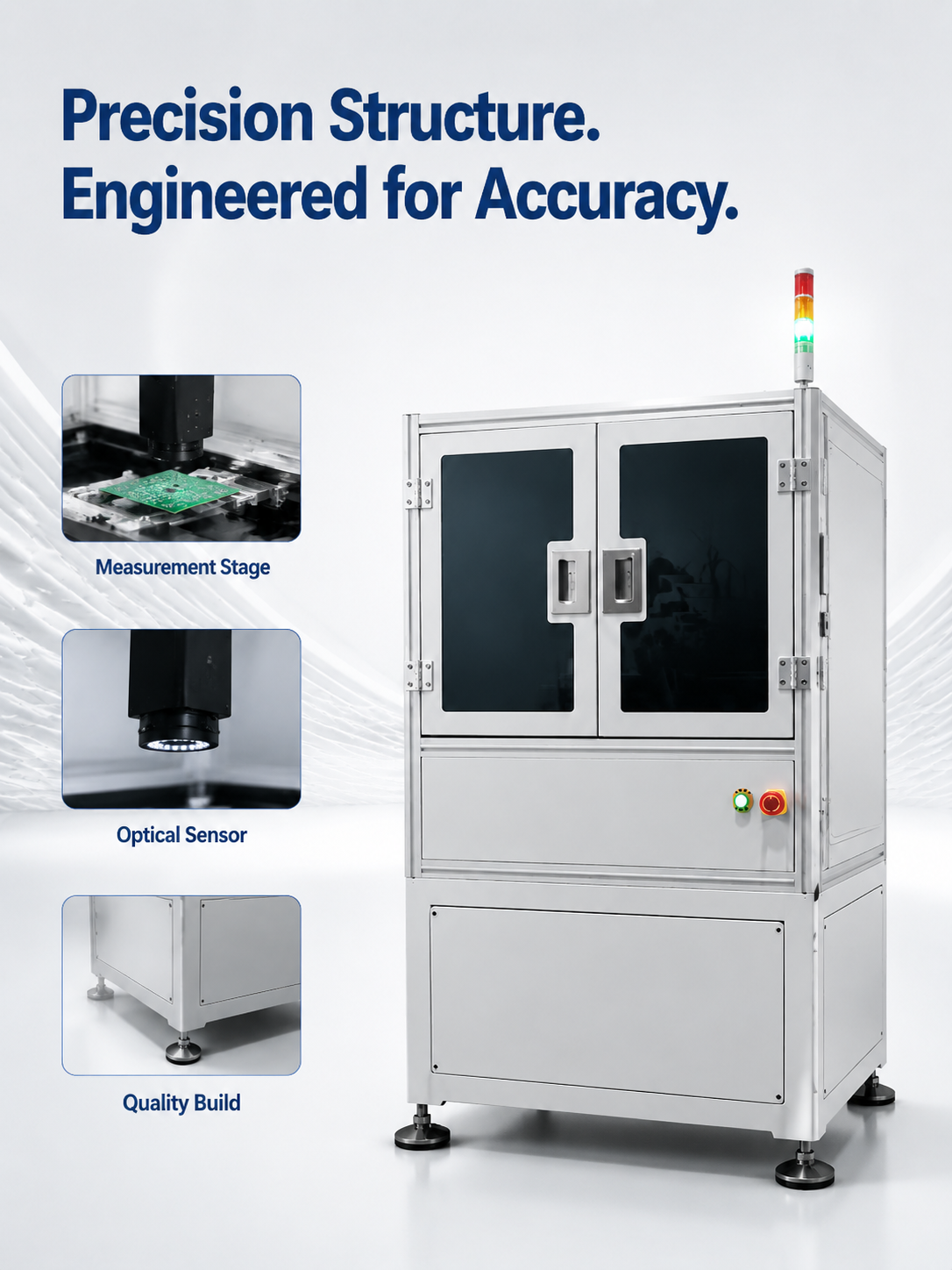 One-dimensional Film Shrinkage Measuring Machine For HDI & Multi-layer PCB detail image 4