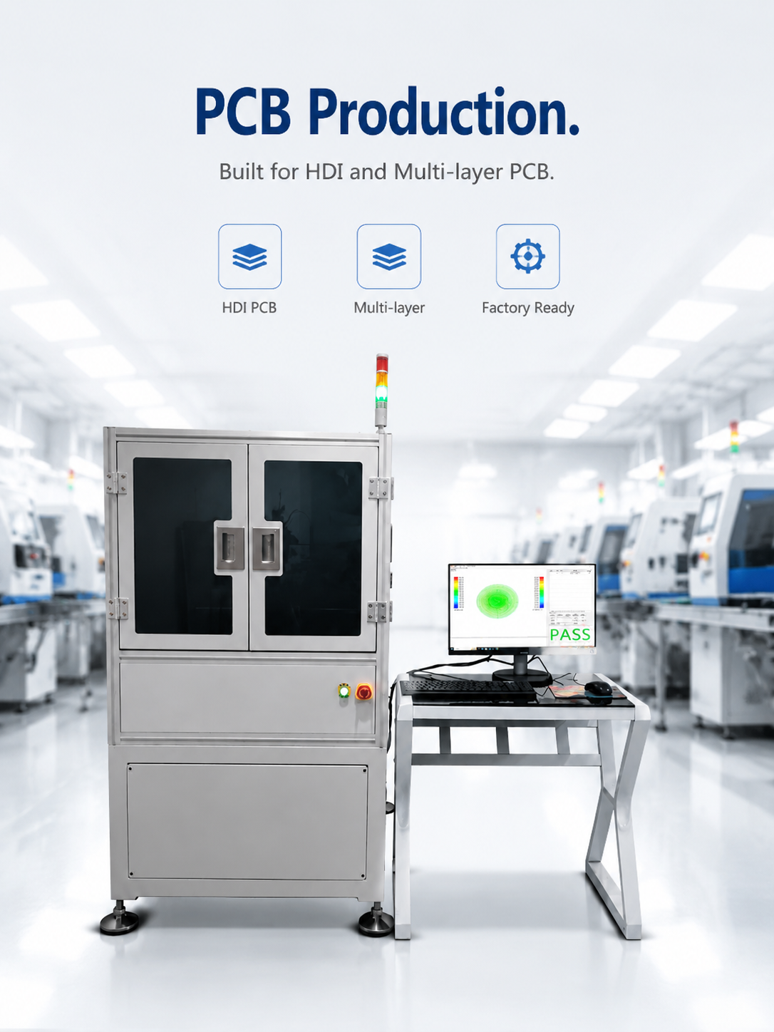 One-dimensional Film Shrinkage Measuring Machine For HDI & Multi-layer PCB detail image 6