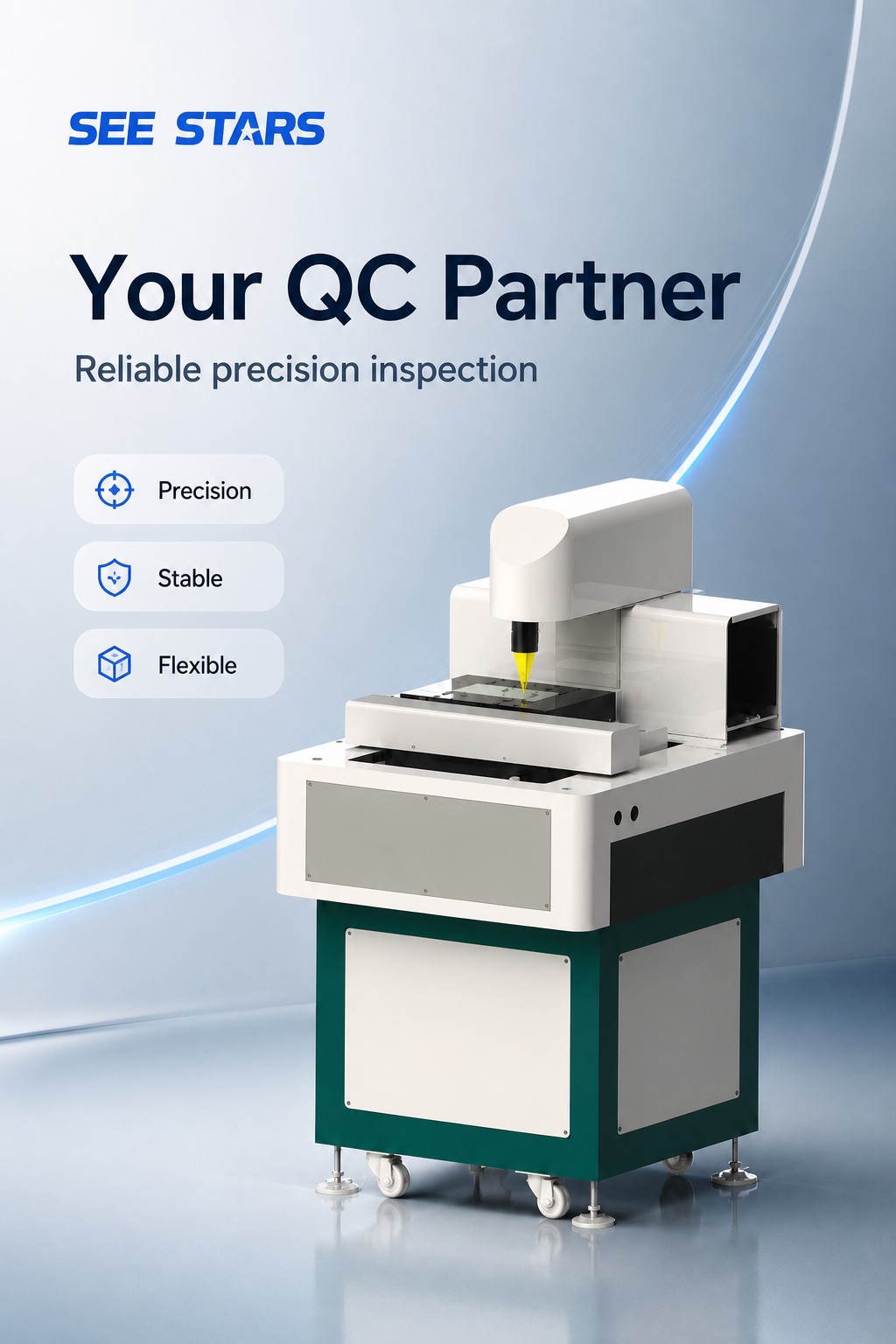 2D CNC Video Measuring Machine | Manual Semi-auto Gantry Vision Measuring Equipment SEE STARS detail image 8