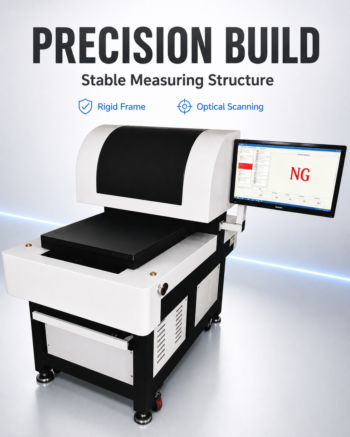 Dual Station Flatness Measuring Machine High Speed Laser Flatness Inspection Equipment detail image 4
